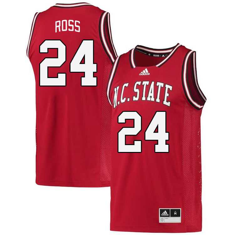 Men #24 Ernest Ross NC State Wolfpack College Basketball Jerseys Stitched Sale-Retro - Click Image to Close